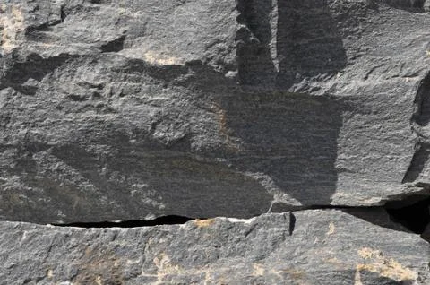 Gray Rock Ancient Wall Stock Photos