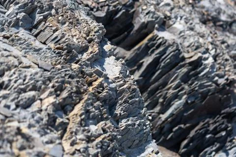 Gray rocks close-up Stock Photos