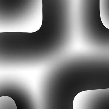 Gray Rounded Cross Gradient Abstract Background Stock Illustration