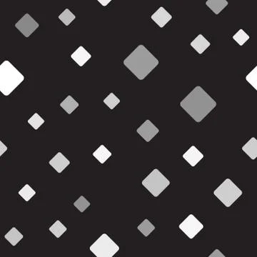 Gray rounded diamond pattern. Seamless vector Illustrazione stock