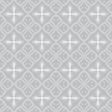 Gray royal pattern. The Seamless vector background Stock Illustration