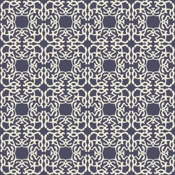 Gray royal pattern. The Seamless vector background Stock Illustration