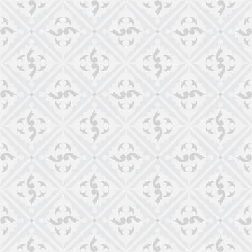 Gray royal pattern. The Seamless vector background Stock Illustration