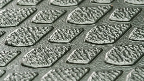 Gray rubber texture close-up macro. Tire elastic product. Stock Footage 282895522