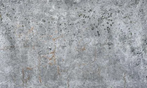 Gray rusty concrete wall background Stock Photos