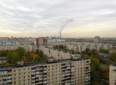Gray Sad City Foto stock