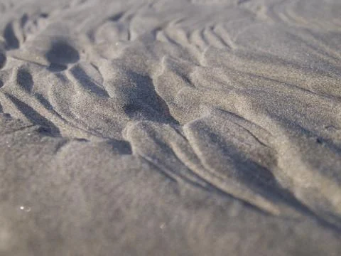 Gray Sand Ripples 写真素材