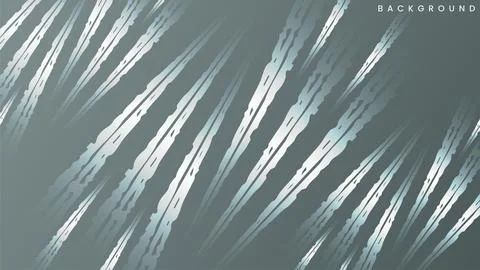 Gray scratch stripes, Splatter in rectangle shape. Grunge background texture Stock Illustration