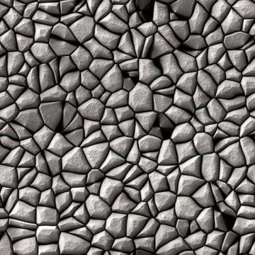 Gray seamless stone texture Stock Illustration