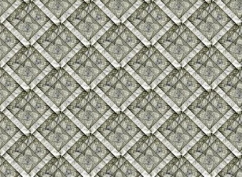 A gray seamless texture made from complex square fractal tiles Stock Photos