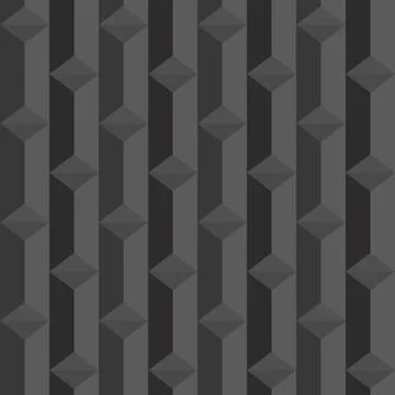 Gray Seamless vector pattern. Abstract geometric background. Monochrome styli Stock Illustration