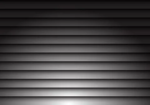 Gray shutters and down light design modern background texture vector. Stock Illustration