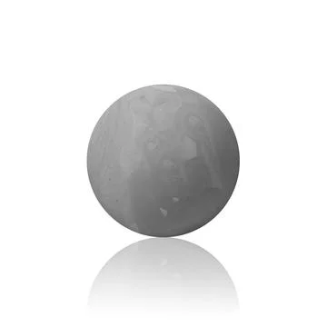 Gray single massage balls isolated on white background 스톡 사진