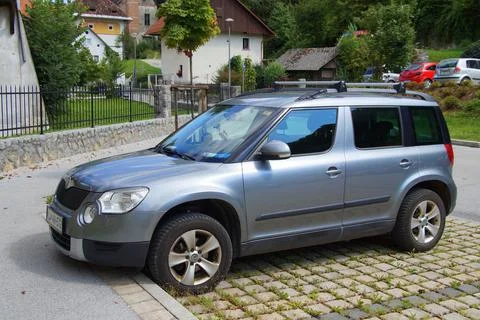 Gray Skoda Yeti Stock Photos