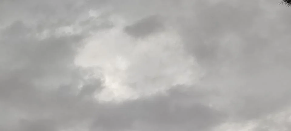 Gray sky white clouds background nature air atmosphere weather autumn Stock Photos