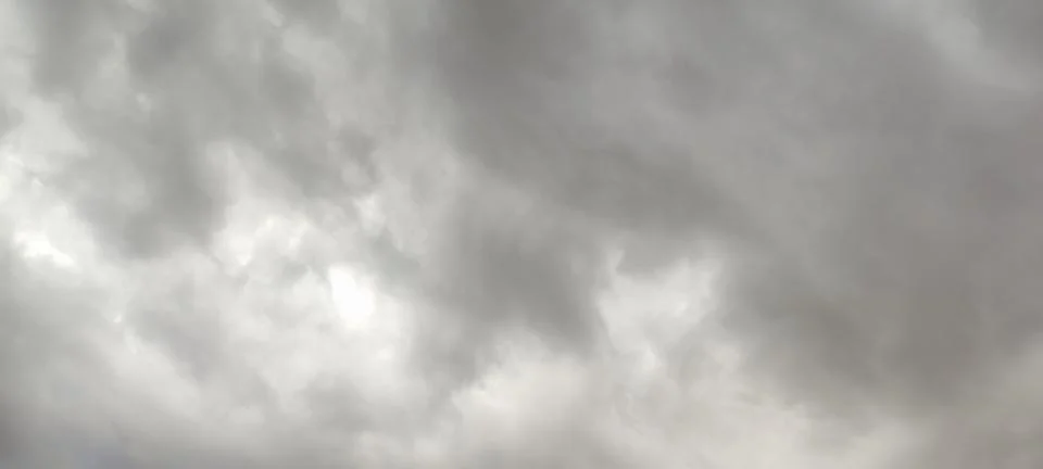 Gray sky white clouds background nature air atmosphere weather autumn Stock Photos