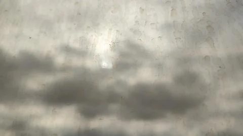 Gray sky white clouds background nature air atmosphere weather autumn Stock Photos