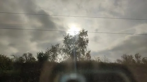 Gray sky white clouds background nature air atmosphere weather autumn Stock Photos