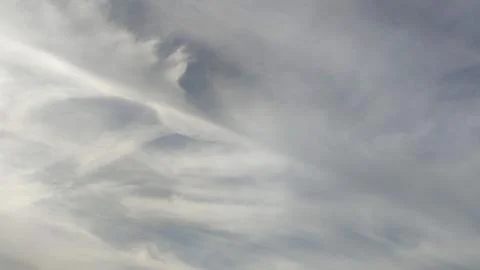 Gray sky white clouds background nature air atmosphere weather autumn Stock Photos