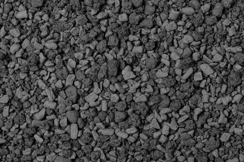 Gray small rocks ground texture. Foto stock