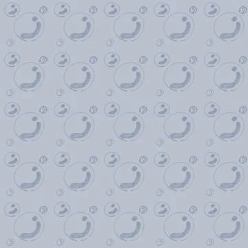 Gray Smiling Face Circle Pattern Background Stock Illustration