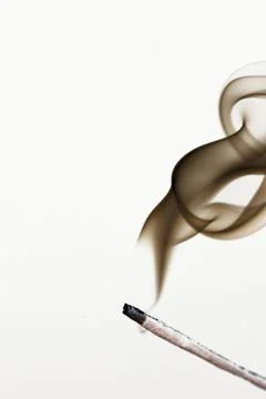 Gray smoke Stock Photos