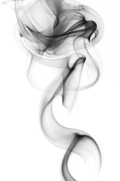 Gray smoke Stock Photos