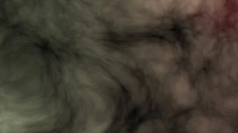 Gray smoke in slow motion, cloud textured slowly moving smoke background Stock Footage 296056403