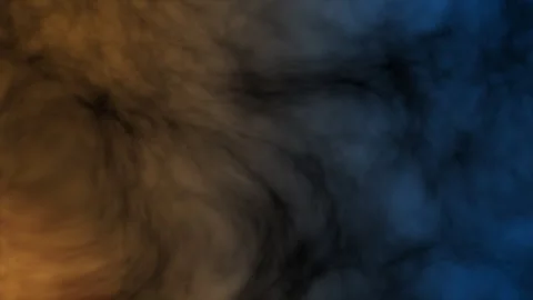 Gray smoke in slow motion, cloud textured slowly moving smoke background Stock Footage 296056476