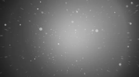 Gray Snowflake Stock Footage 45900951