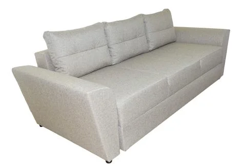 Gray sofa isolated on white background 스톡 사진