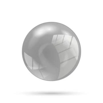 Gray sphere Illustration