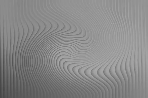 Gray spiral wavy lines abstract background Stock Illustration