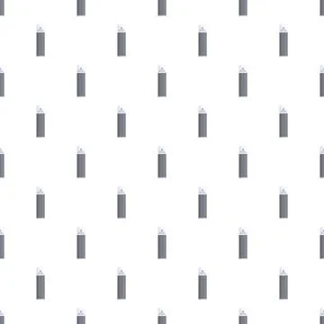 Gray spray paint cans repeating pattern background Illustrazione stock