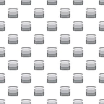 Gray square button pattern Illustrazione stock