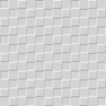 Gray square pattern - vector seamless background Stock Illustration