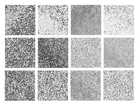 Gray square pixel mosaic イラスト素材