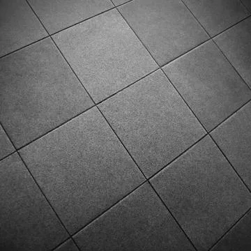 Gray Square Tile Floor Stock Photos