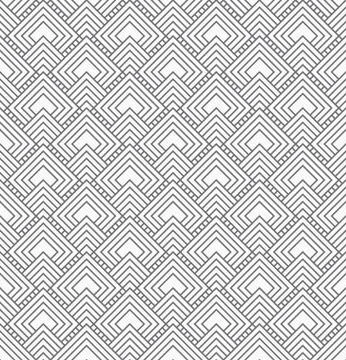 Gray square tiles pattern repeat background Stock Illustration