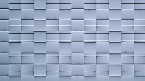 Gray squared area, metal color, zoom animation. Stock Footage 193495577