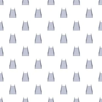 Gray stairs ascending progress pathway pattern Illustrazione stock