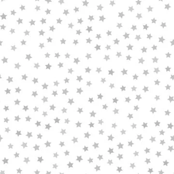 Gray star pattern. Seamless vector Illustrazione stock