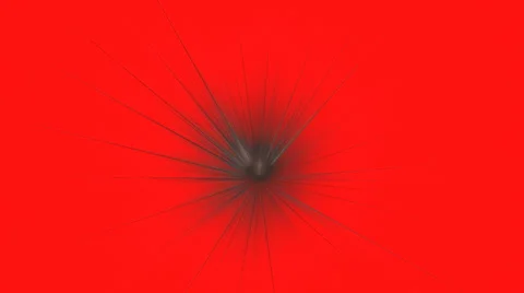 Gray Star Rotating on Red Stock Footage 32452030