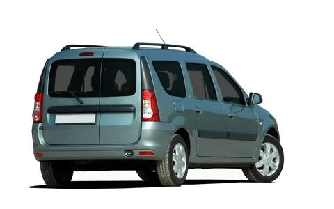 Gray station wagon Фото