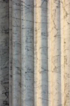 Gray stone column Stock Photos