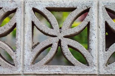 Gray stone flower-shaped background Stock Photos