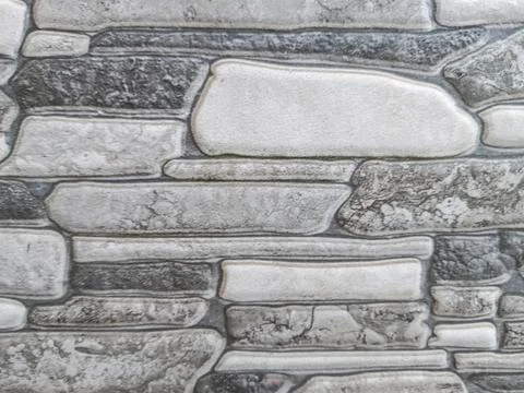 Gray stone pattern ceramic wall tile texture Stock Photos
