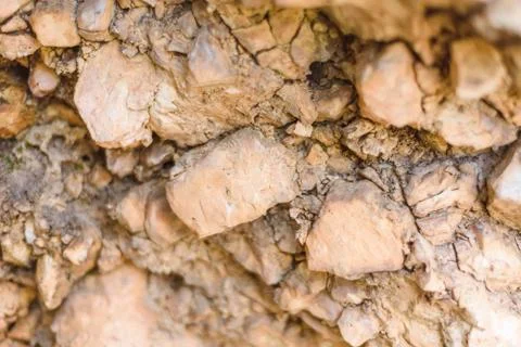 Gray stone texture granite background, closeup top view Stock Photos
