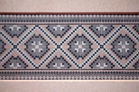 Gray stone tiles background Stock Photos