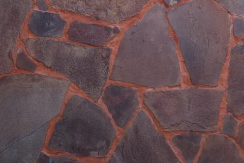 Gray stone wall background. Stock Photos